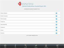 Tablet Screenshot of boutique-proteco.fr